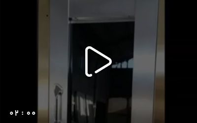 درب لولایی استیل آسانسور